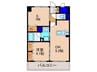 ｴｽﾃﾑﾌﾟﾗｻﾞ京都聚楽第　雅邸(214) 1DK+Sの間取り