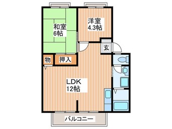 間取図 ルミエールＥ棟