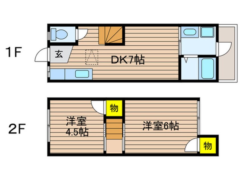 間取図 パルコ－ポ淀