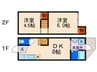 パルコ－ポ淀 2DKの間取り