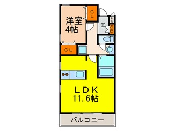 間取図 A List Court Nishiguchi