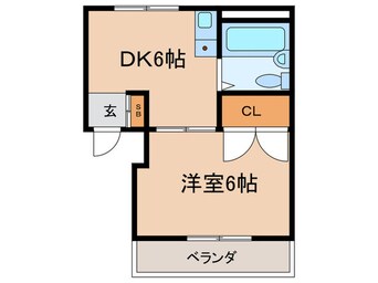 間取図 フクトミハイツ