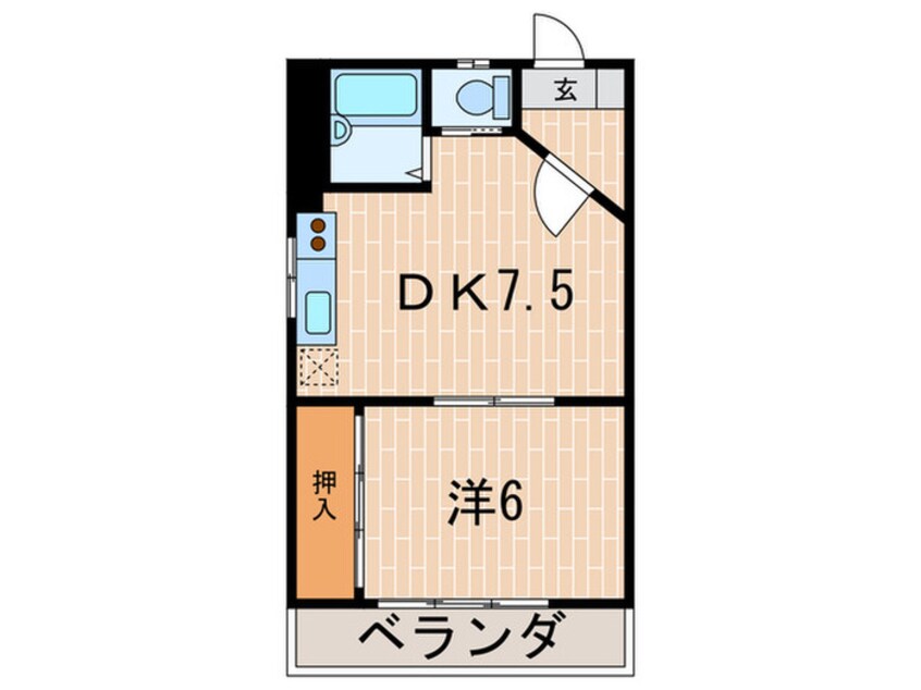 間取図 サンパレス21 南夙川