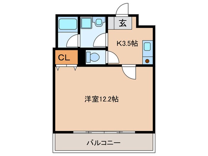 間取り図 ル－ムズ学園北町