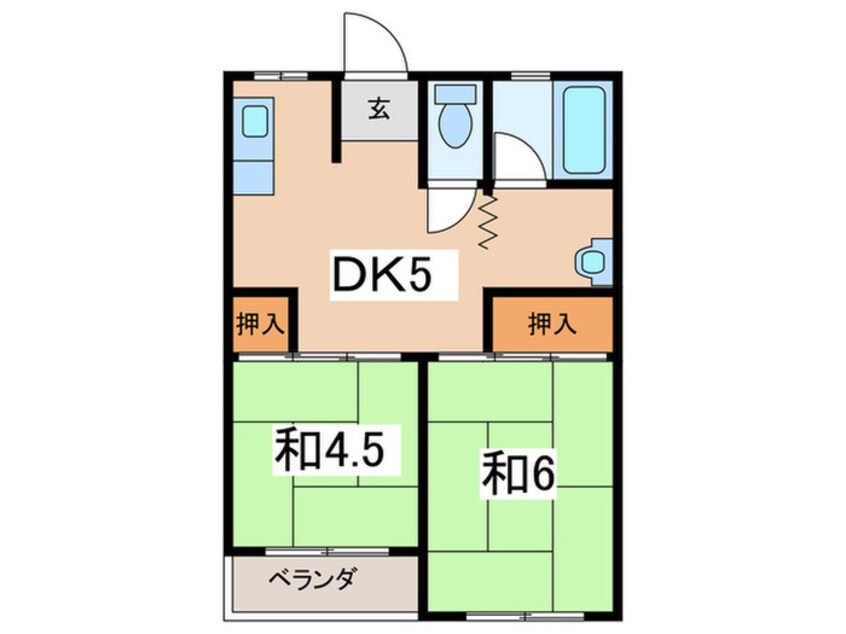 間取図 啓伸ハイツ