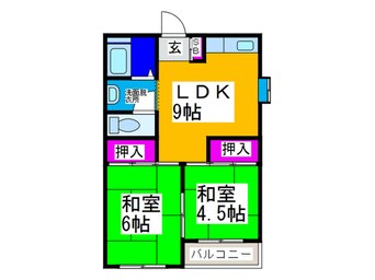 間取図 啓伸ハイツ