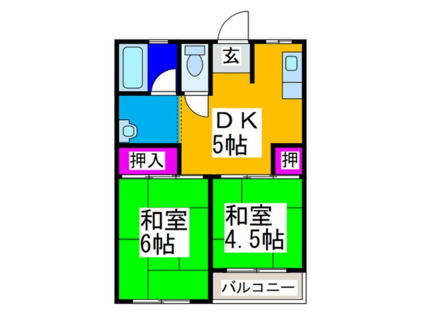 間取図 啓伸ハイツ