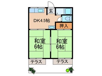 間取図 田中大村ハイツ