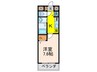 セレノ逆瀬川 1Kの間取り