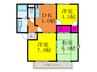 HILLS FLAT 3DKの間取り