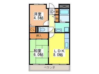 間取図 ｍａｋｅ第８マンション