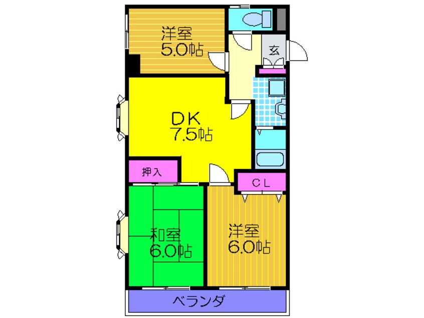 間取図 ｍａｋｅ第８マンション