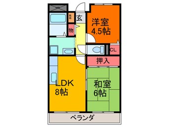 間取図 ｍａｋｅ第８マンション