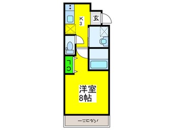 間取図 フジパレス長居西Ⅰ番館