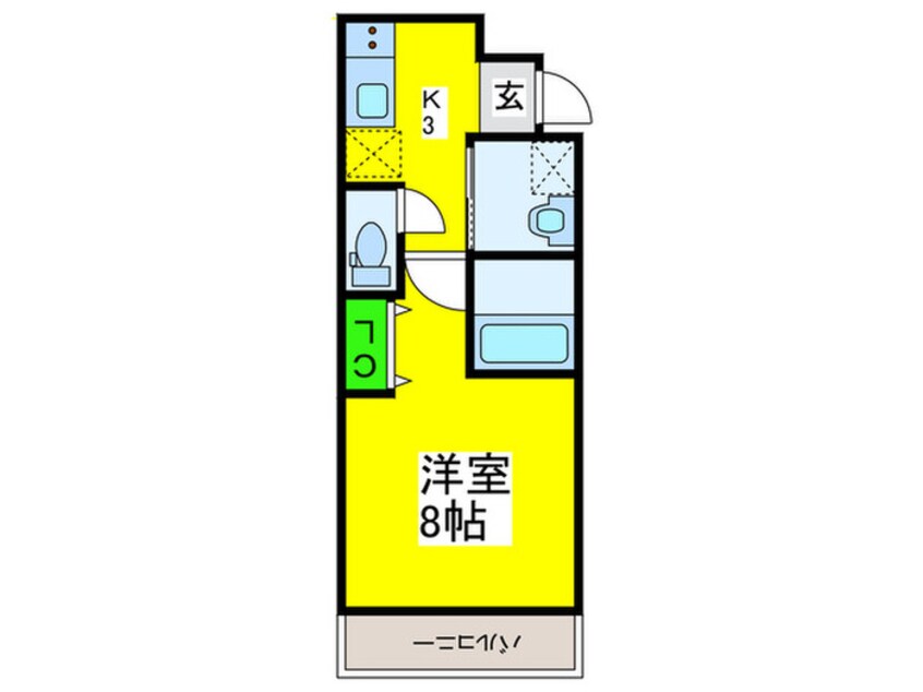 間取図 フジパレス長居西Ⅰ番館