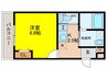ＡＬＥＧＲＩＡ津久野Ｎｏｒｔｈ 1Kの間取り