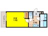 ＡＬＥＧＲＩＡ津久野Ｎｏｒｔｈ 1Kの間取り