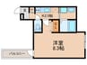 ＡＬＥＧＲＩＡ津久野Ｎｏｒｔｈ 1Kの間取り