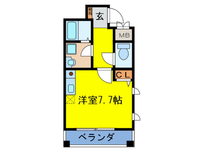 間取図 グレ－ス東山