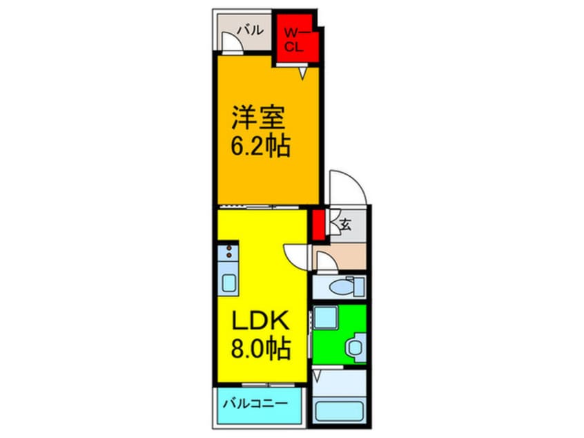 間取図 レジデンス香里