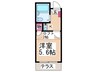 レオパレス藤井寺第７ 1Kの間取り