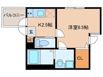 間取図 ＡＬＥＧＲＩＡ津久野Ｓｏｕｔｈ