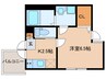 ＡＬＥＧＲＩＡ津久野Ｓｏｕｔｈ 1Kの間取り
