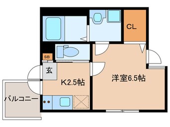 間取図 ＡＬＥＧＲＩＡ津久野Ｓｏｕｔｈ