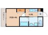 ＡＬＥＧＲＩＡ津久野Ｓｏｕｔｈ 1Kの間取り