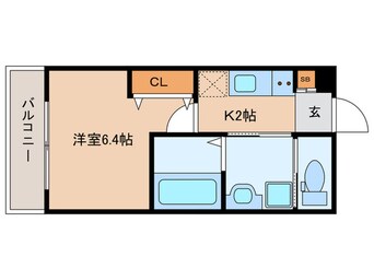 間取図 ＡＬＥＧＲＩＡ津久野Ｓｏｕｔｈ