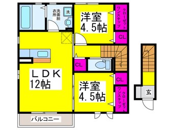 間取図 ウィステリア・ブルーム