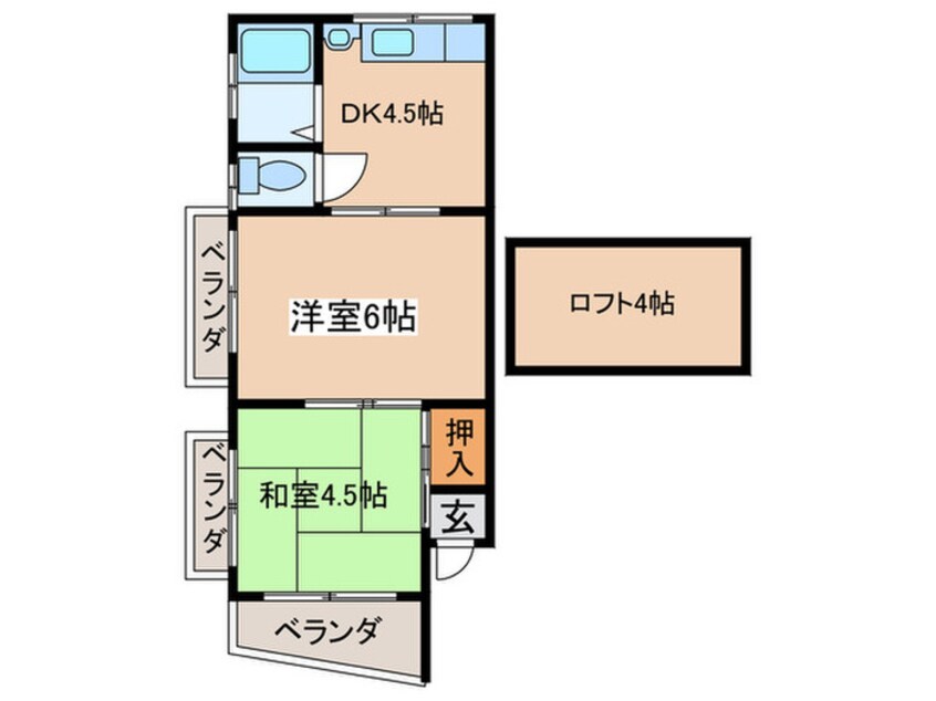 間取図 マンションエミ