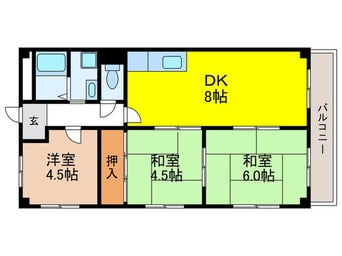 間取図 清交苑マンション