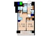 ﾗｲｵﾝｽﾞ四条烏丸ｾﾝﾄﾏｰｸｽ(302) 1LDKの間取り