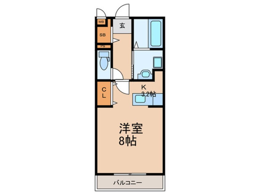 間取図 アメニティ東住吉
