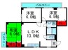 ヴェールアッシュⅠ 3LDKの間取り