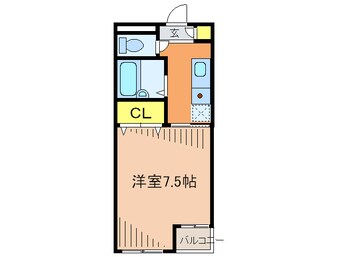 間取図 カルム中山