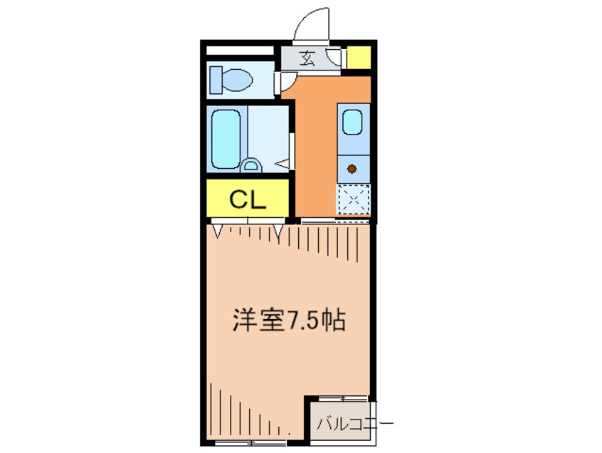 間取図 カルム中山