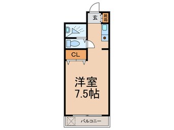 間取図 カテリ－ナ都島