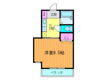 間取図 アウロ－ラ