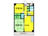 ＣＡＳＡ　ＯＫＵＮＯ 2DKの間取り