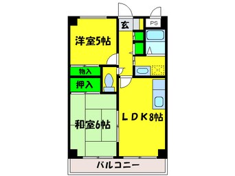 間取図 ＣＡＳＡ　ＯＫＵＮＯ