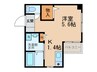 エルハイム 1Kの間取り