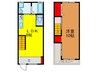 上四条町23-17　貸家 1LDKの間取り