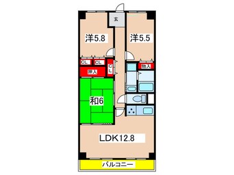 間取図 ヴィオレット宝塚