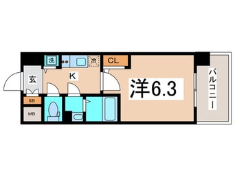 間取図 エスリード大阪平野プライム