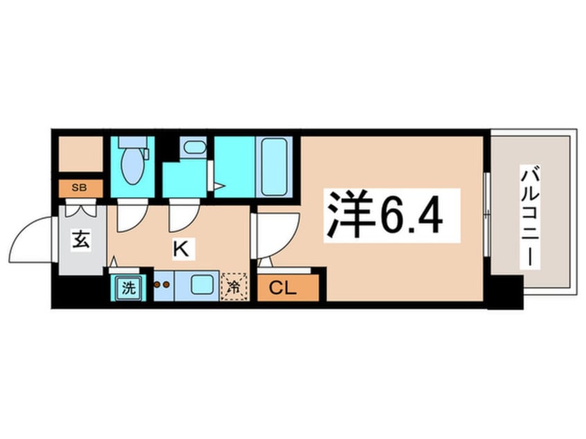 間取図 エスリード大阪平野プライム