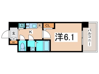 間取図 エスリード大阪平野プライム