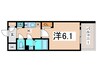 エスリード大阪平野プライム 1Kの間取り