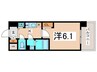 エスリード大阪平野プライム 1Kの間取り